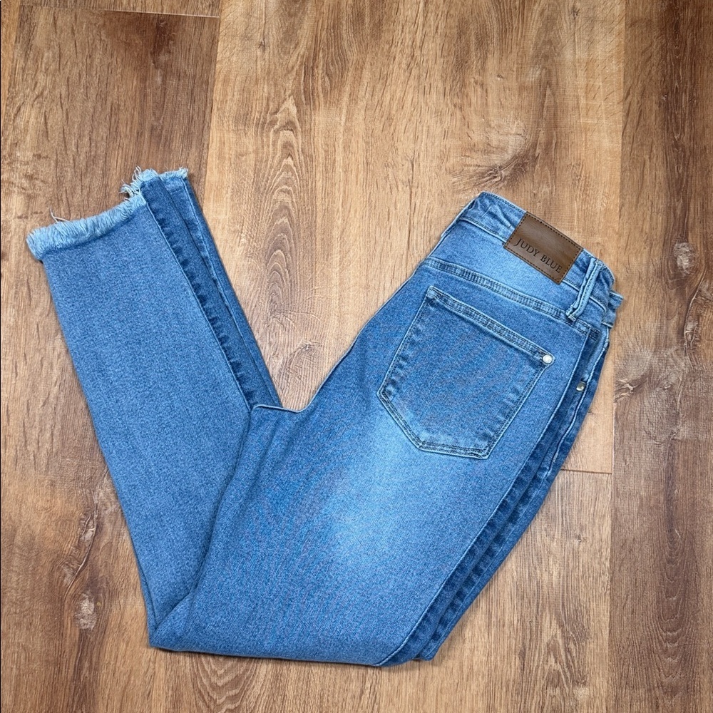 Judy Blue Los‎ Angeles Denim Jeans Two Tone Slim Fit 7/28